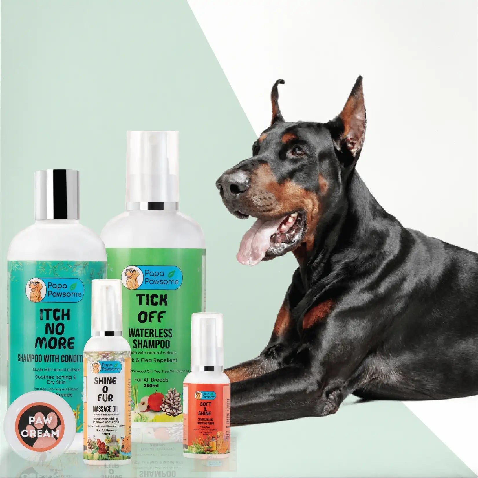 Doberman Complete Grooming kit Papa Pawsome - Main Image