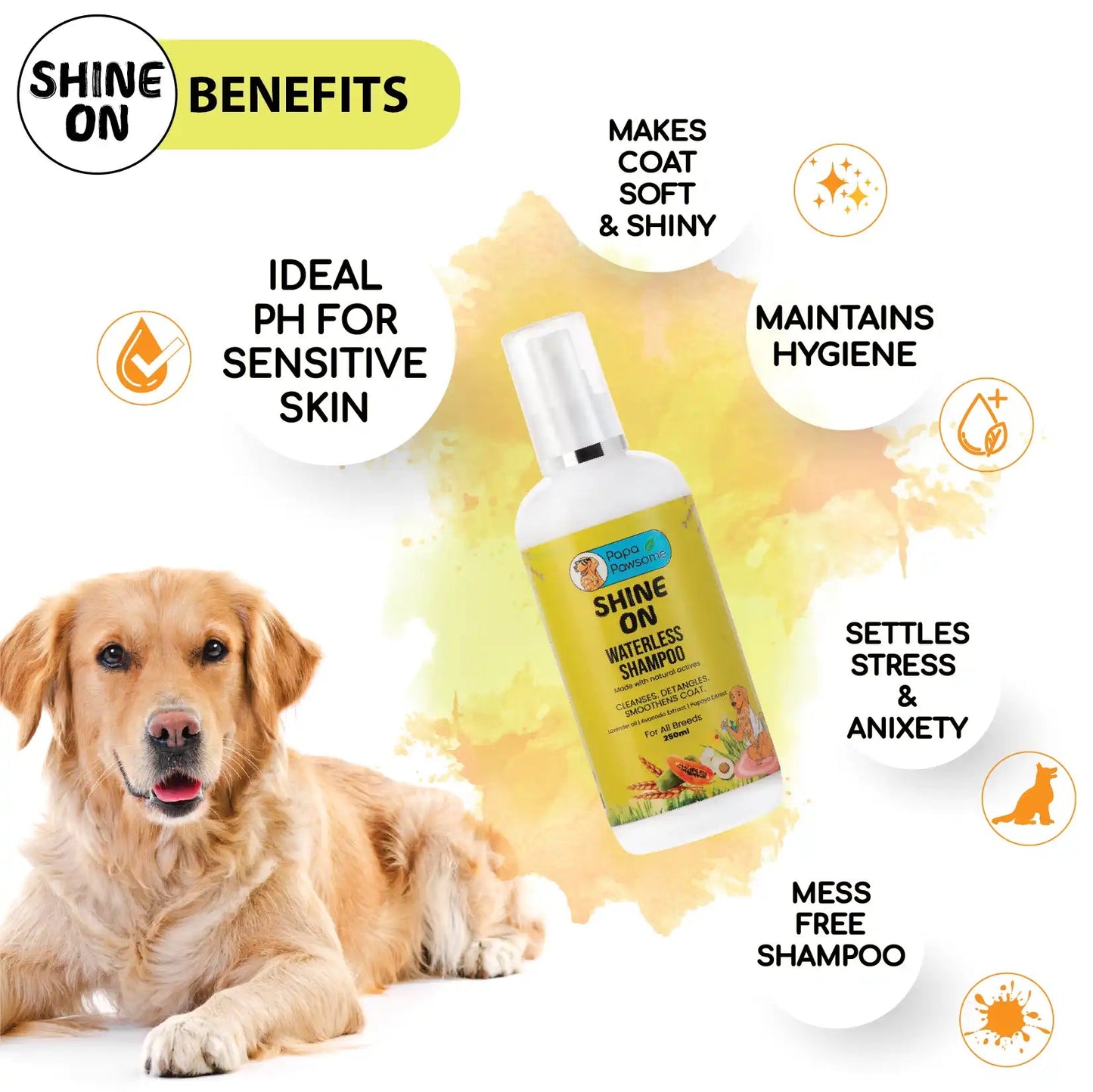 Golden retriever Complete Grooming kit - Papa Pawsome