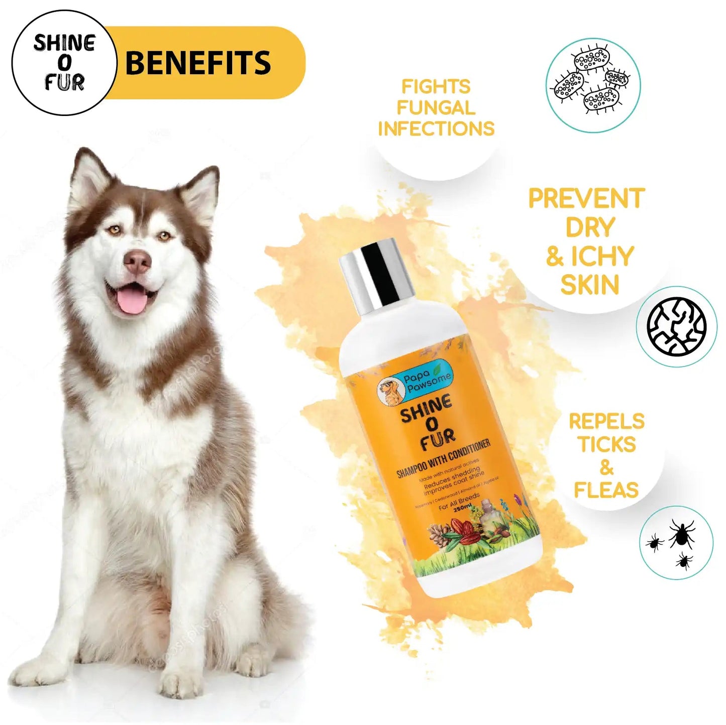 Husky Complete Grooming kit - Papa Pawsome