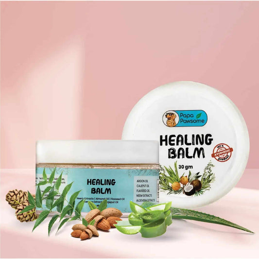 Papa Pawsome’s Ayurvedic Healing Balm - 100% Natural Blend for Pets' Skin Healing and Protection