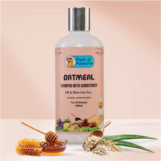 Oatmeal Shampoo with Conditioner for Dog, 250 ml