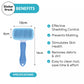 Self Cleaning Slicker Brush for Dogs & Cats - Rectangle