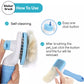 Self Cleaning Slicker Brush for Dogs & Cats - Rectangle