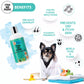 Benefits of pet shampoo: Prevents dandruff, offers pleasant fragrance, repels ticks and fleas, prevents dry and itchy skin, fights fungal infection.