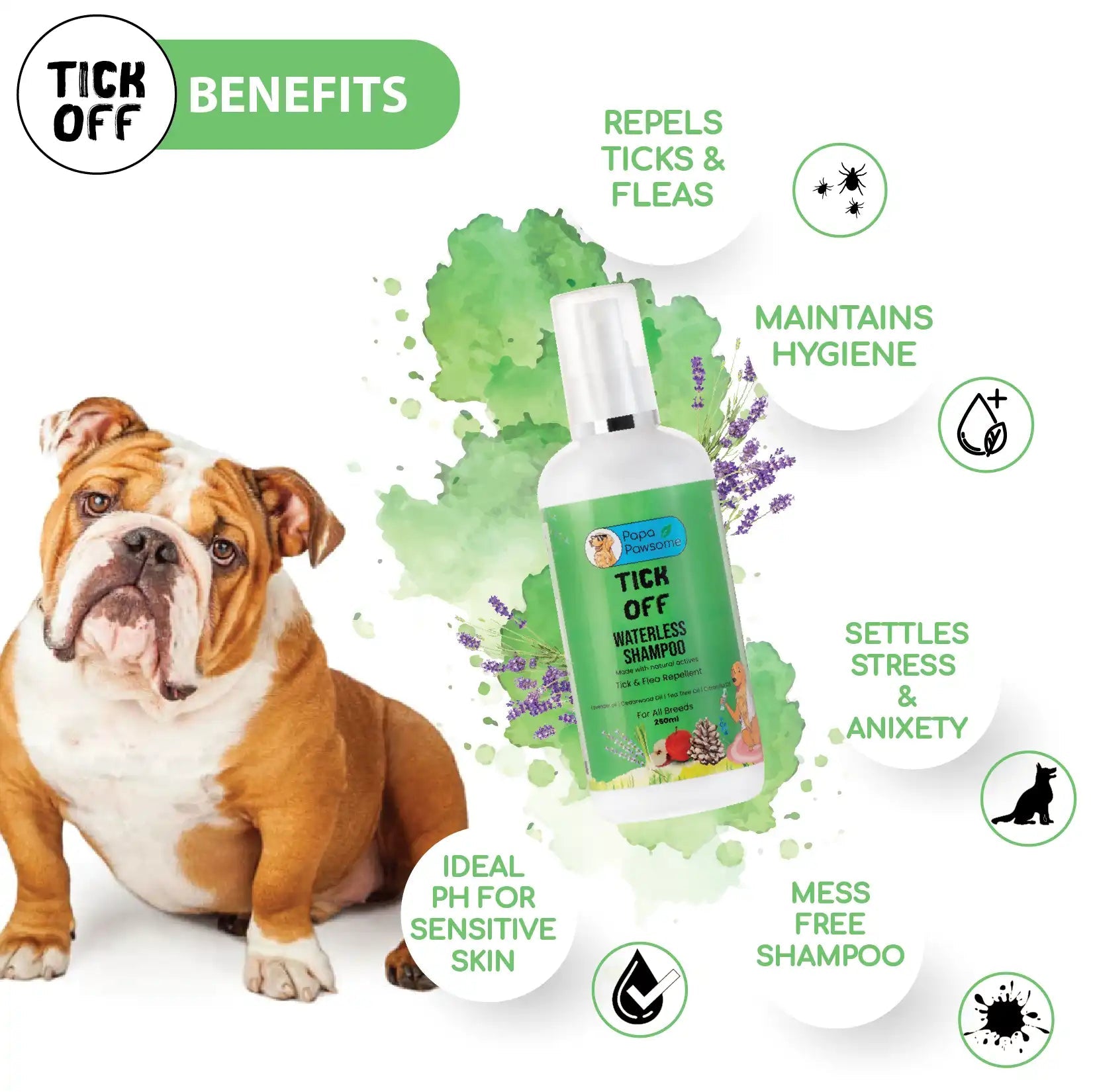 Bulldog Complete Grooming kit - Papa Pawsome