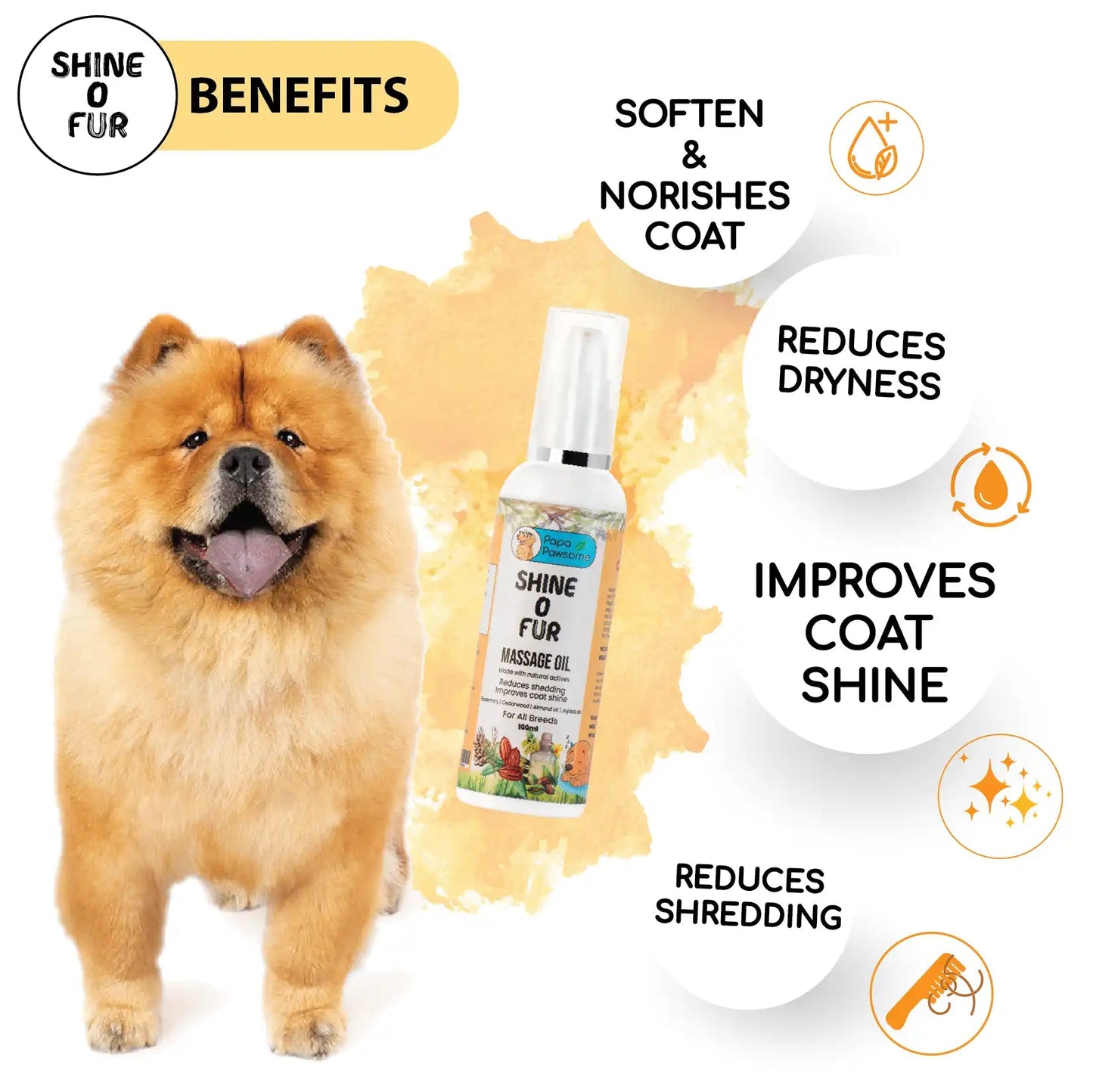 Chow Chow Complete Grooming kit Papa Pawsome