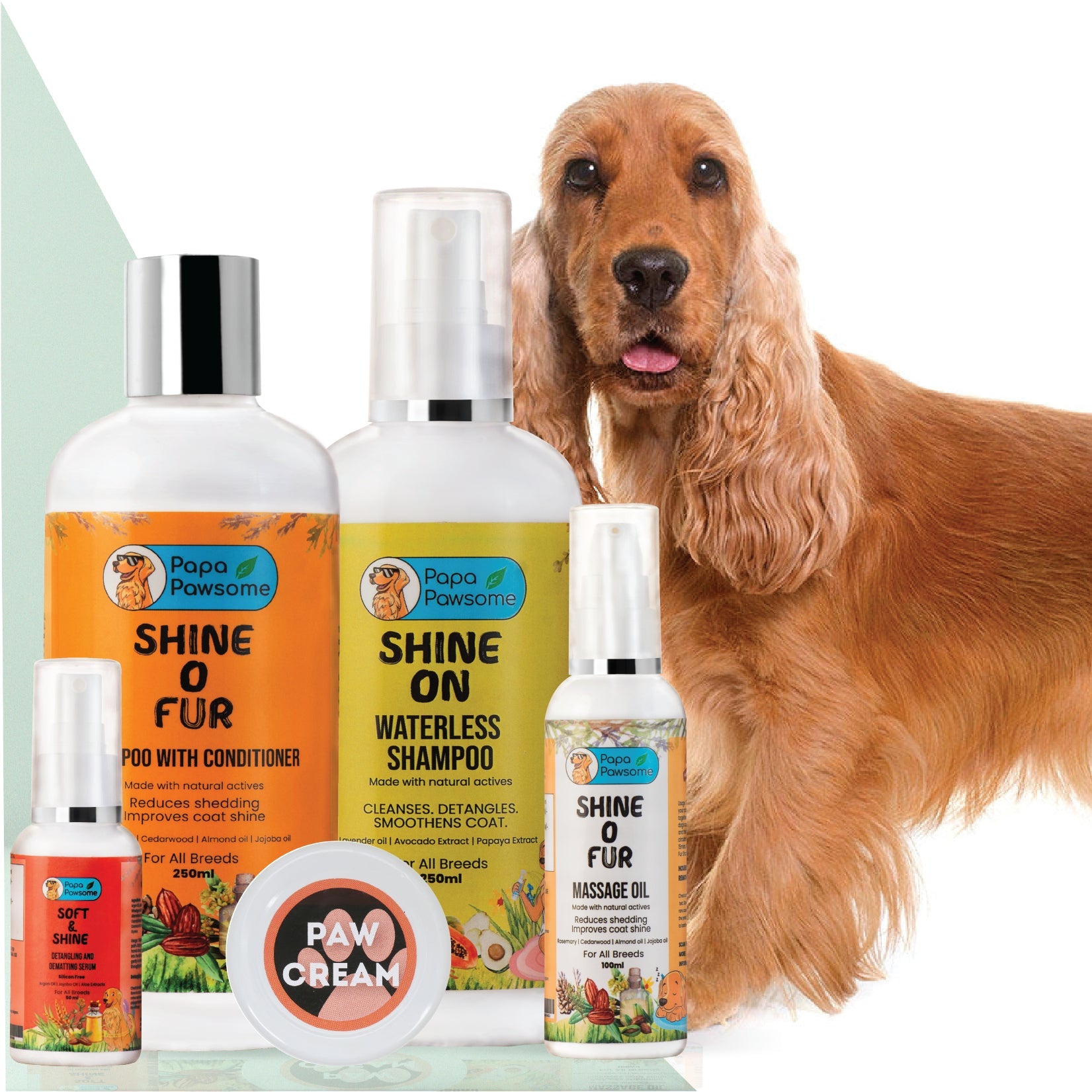 Crocker Spaniel Complete Grooming kit Papa Pawsome Papa Pawsome