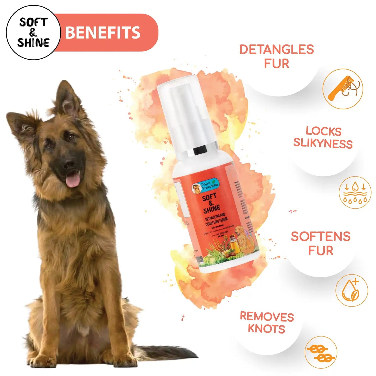 German Shepherd Complete Grooming kit Papa Pawsome