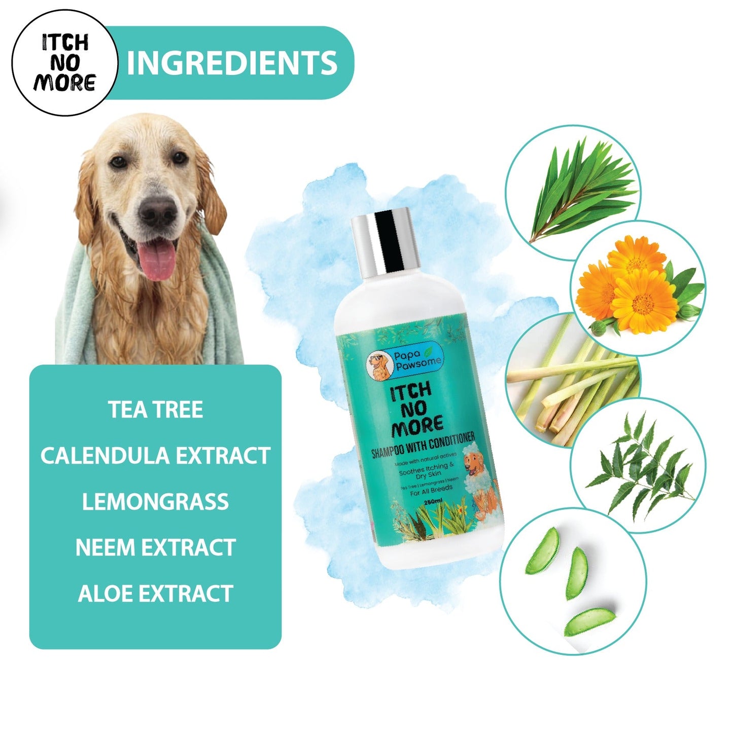 ITCH NO MORE Spa Kit - Small - Papa Pawsome