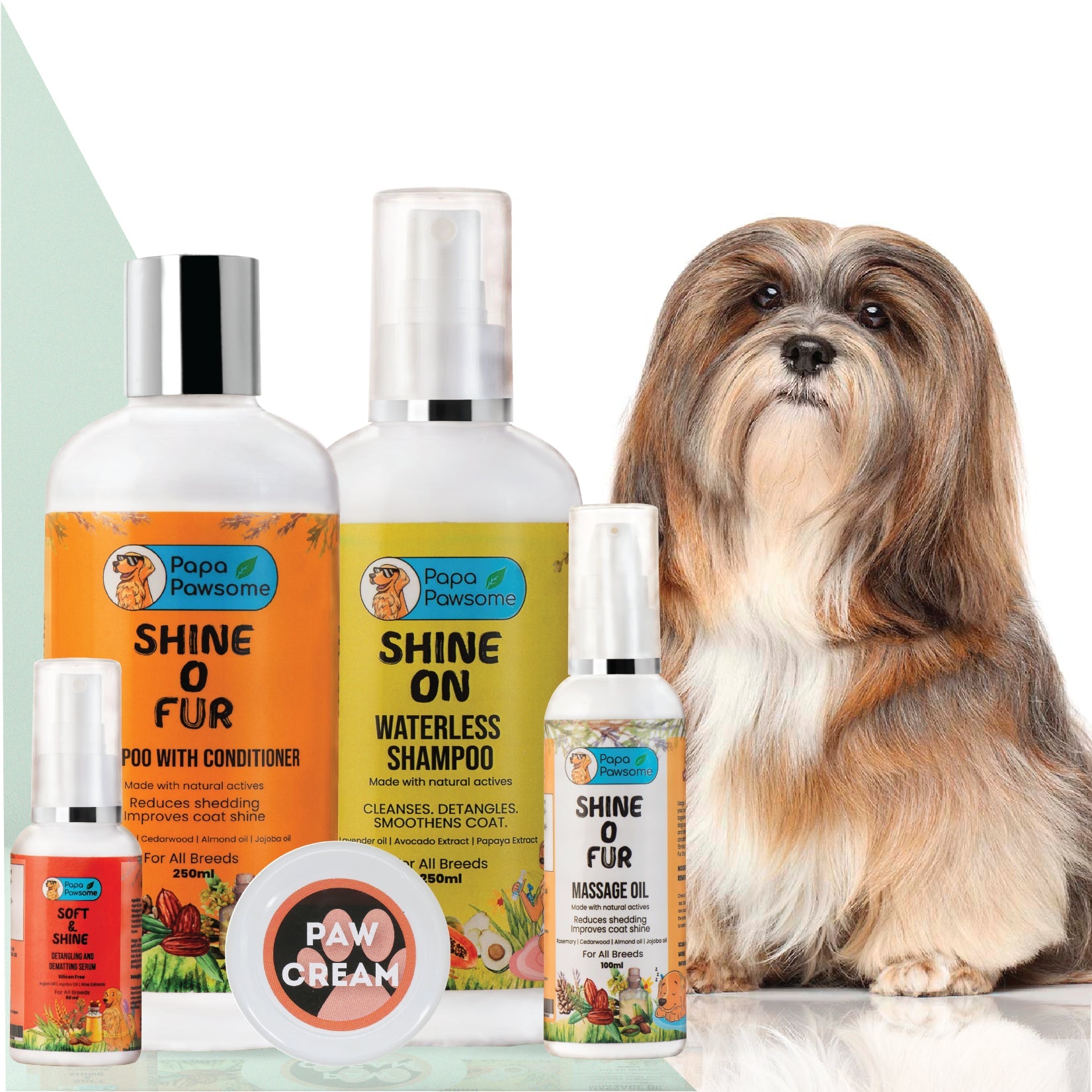 Lhasa Apso Complete Grooming kit Papa Pawsome Papa Pawsome