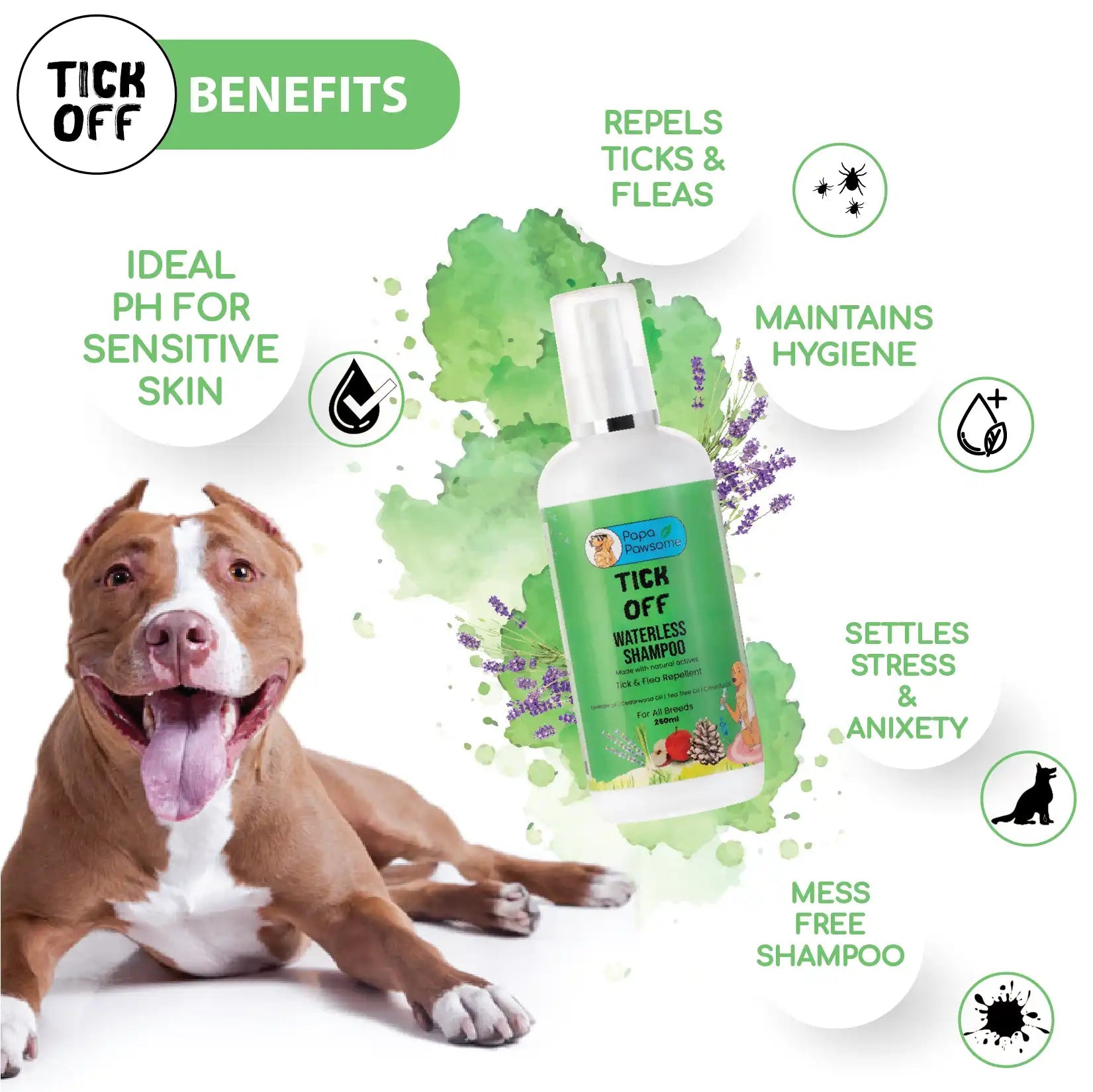 Pitbull Complete Grooming kit Papa Pawsome