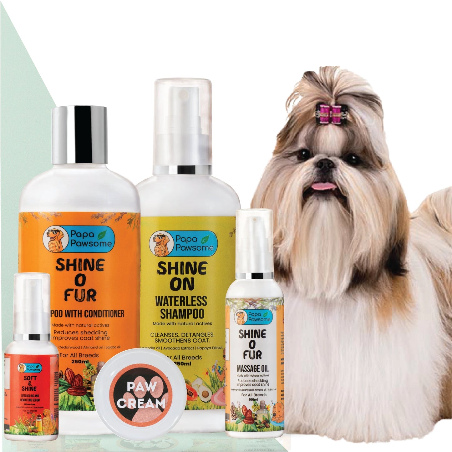 Shih tzu Complete Grooming kit - Papa Pawsome