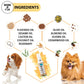 Ingredients of our premium dog coat oil: Flaxseed Oil, Sesame Oil, Coconut Oil, Wheatgerm Oil, Almond Oil, Olive Oil, Castor Oil, Jojoba Oil, Rosemary Essential Oil, Cedarwood Essential Oil.