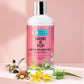 pet shampoo bottle with Jojoba Oil, Argan Oil, Aloe Extract, Purified Water, and Ylang Ylang Essential Oil ingredients