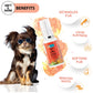 Benefits of dog serum: detangling fur, silkiness, softening fur, and removing knots