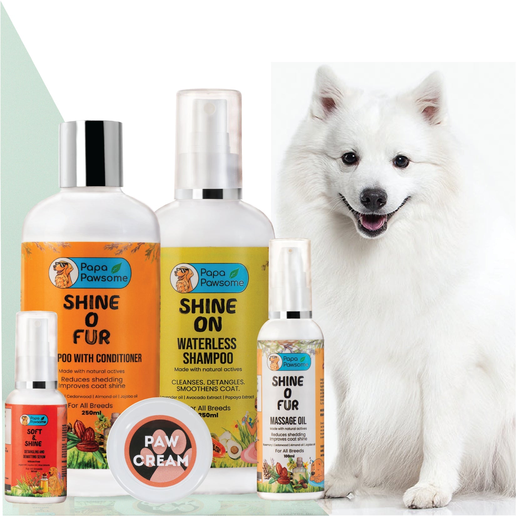 Spitz Complete Grooming kit - Papa Pawsome