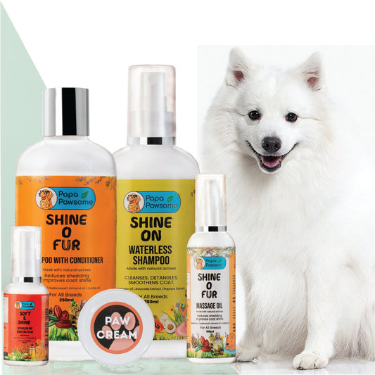 Spitz Complete Grooming kit - Papa Pawsome