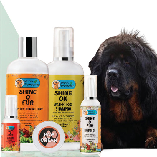 Tibatean Mastiff Complete Grooming kit - Papa Pawsome