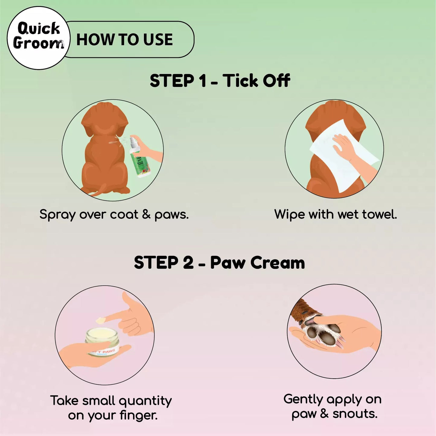 Quick Groom Combo For Best Dog Grooming At Home